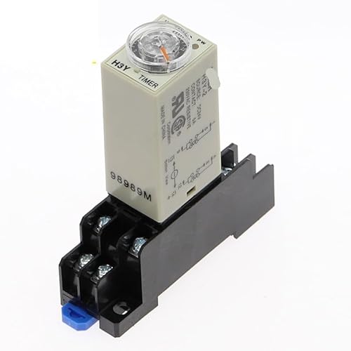 1pc AC 110V 0-60S Power-on Delay Rotary Knob DPDT Timer Timing Time Relay H3Y-2 With Base Socket CZMDKEXM 1pc AC 110V 0-60S Power-on Delay Rotary Knob DPDT Timer Timing Time Relay H3Y-2 With Base Socket CZMDKEXM von CZMDKEXM