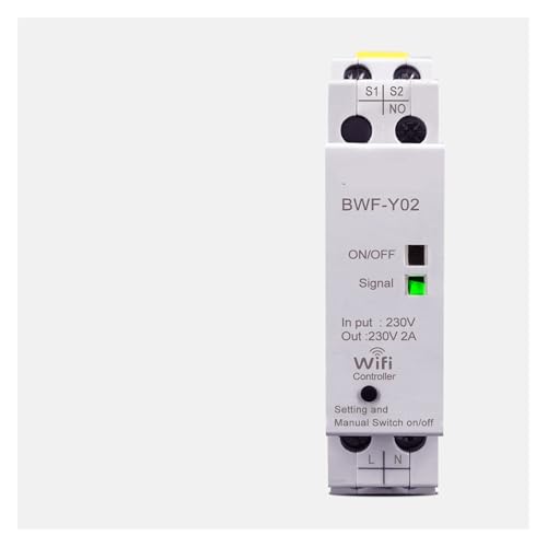 1pc Din rail BWF-Y02 Household 230V AC Smart Switch Controller 220v Without contactor CZMDKEXM von CZMDKEXM