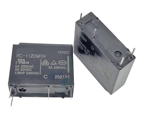 1pc RC-112DM1H 12V (46F-12V/24V-5A) Relay 4 pins CZMDKEXM von CZMDKEXM