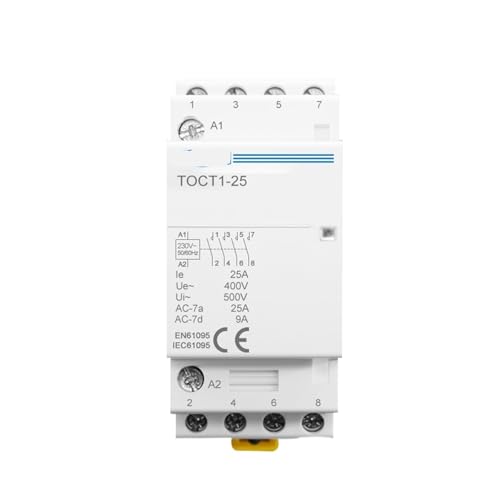 1pc TOCT1 4P 25A 220V 2NO2NC COIL 50/60HZ Din rail contactor CZMDKEXM von CZMDKEXM