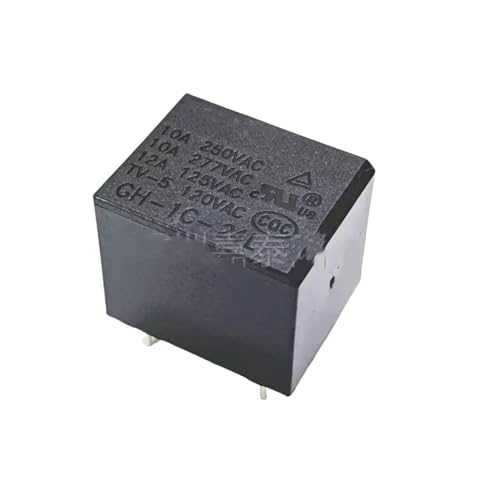 5PCS GH-1C-24L 5PINS 12A 24VDC Power 10A CZMDKEXM von CZMDKEXM