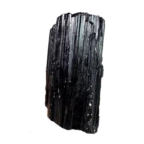 CZMDKEXM 105-155g Black Tourmaline Gravel Raw Gem Crystal Stone 1PC von CZMDKEXM