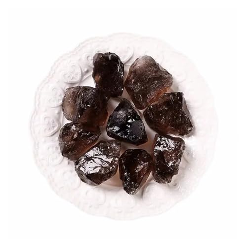 CZMDKEXM 1pc 35-50g Smoky Quartz Raw Stone Mine Tea Crystal Rock Gem von CZMDKEXM
