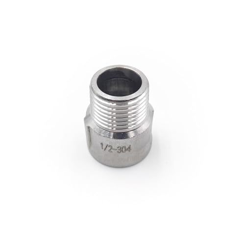 CZMDKEXM 1pc Straight FM 3/4" BSP Elbow Butt Adapter 304 Stainless Steel Pipe Fittings Suitable Home Piping CZMDKEXM 1pc Straight FM 3/4" BSP Elbow Butt Adapter 304 Stainless Steel Pipe Fittings Suitable Home Piping von CZMDKEXM