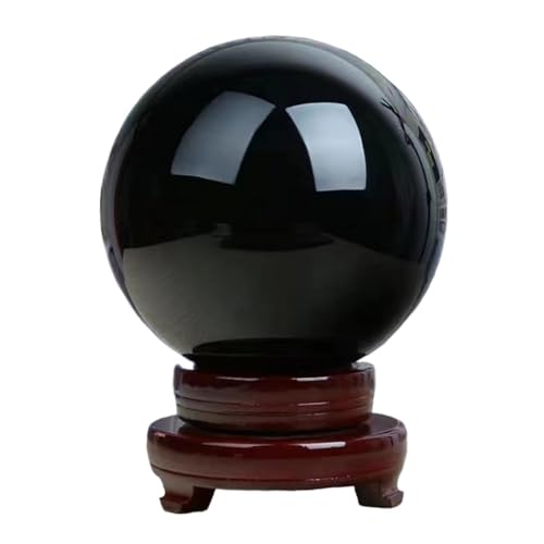 CZMDKEXM 1pcs 30mm Black Obsidian Sphere Crystal Magic Ball Stones Home Decor Without Base CZMDKEXM 1pcs 30mm Black Obsidian Sphere Crystal Magic Ball Stones Home Decor Without Base von CZMDKEXM