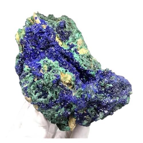 CZMDKEXM 1pcs 5-7cm Azurite Malachite Geode Quartz Crystal von CZMDKEXM