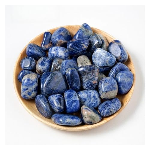 CZMDKEXM 200g Blue Polished Rolling Stone Crystal Stone Specimens Home Decoration Gift von CZMDKEXM