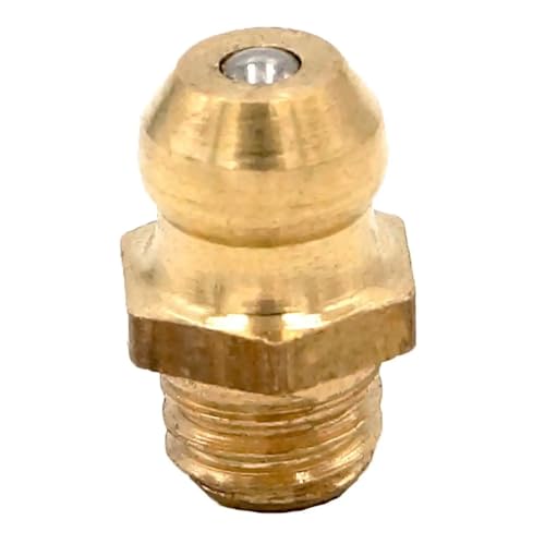 CZMDKEXM 20pcs A Lot M6x1.0 Male Brass Grease Zerk Nipple Fitting for Grease Machine Tool CZMDKEXM 20pcs A Lot M6x1.0 Male Brass Grease Zerk Nipple Fitting for Grease Machine Tool von CZMDKEXM