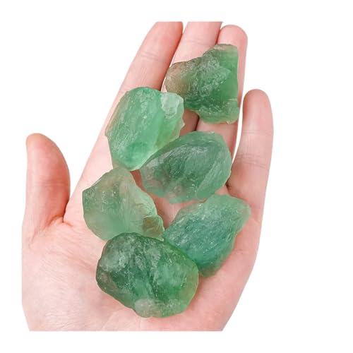CZMDKEXM 40-50g 1bag Raw Fluorite Crystals Rough Stones Crystals Gemstones von CZMDKEXM