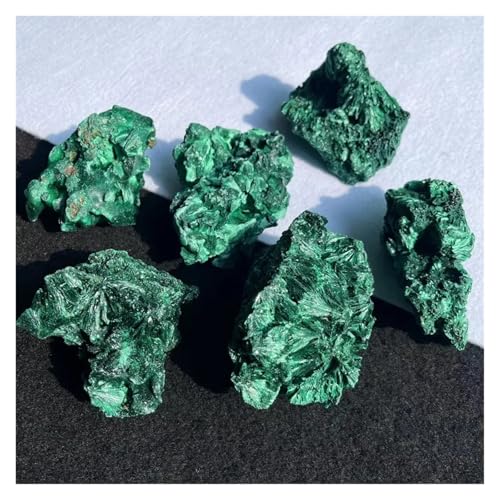 CZMDKEXM 500g (Package) Raw Stone Malachite Crystal Clastic Rock Cube for Decor von CZMDKEXM