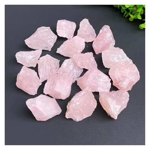 CZMDKEXM 80-100g 1pc Raw Crystals Stones Rock Raw Rough Quartz Rose Quartz Stone Crystal Gemstones CZMDKEXM 80-100g 1pc Raw Crystals Stones Rock Raw Rough Quartz Rose Quartz Stone Crystal Gemstones von CZMDKEXM