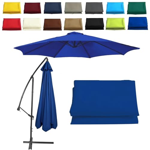 2 m 2.3 m 2.5 m 2.7 m 3.0 m Parasol Replacement Cover 6/8 Struts Patio Umbrella Canopy Fabric Cover Garden Umbrella Replacement Canopy for Cantilever Parasol Yard Garden (Dark Blue,8ribs:3.5M/11.5ft) von CZQGLYM