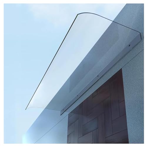 Canopy for Front Door,Door Roof for Outdoors,Made of 3.5 mm Transparent Polycarbonate,UV Rain Snow Protection for Window,Garage,Door,Roof Cover,House,Porch (1 PCS,40× 100cm) von CZQGLYM