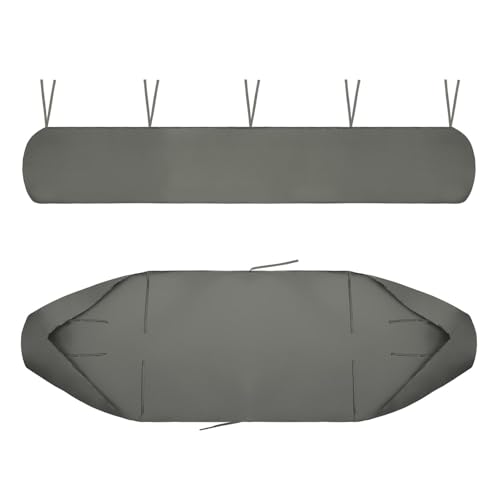 Outdoor Patio Awning Storage Bag Garden Awning Waterproof Cover,2m/2.5m/3m/3.5m/4 m/4.5m/5m,420D Oxford for Winter Storage UV Rain Snowproof (Dark Grey,2m) von CZQGLYM