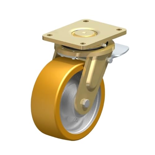 Lenkrolle LS-GTH 202K-ST mit Feststellbremse, 1600 kg Tragkraft, spurlose Industrierolle 200 mm x 80 mm Lenkrolle LS-GTH 202K-ST mit Feststellbremse, 1600 kg Tragkraft, spurlose Industrierolle 200 mm x 80 mm von CZRTR