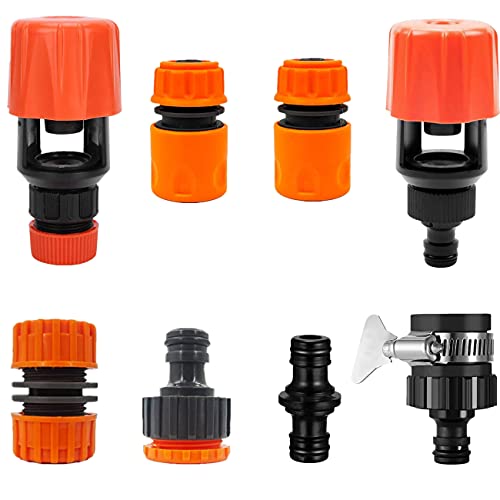 Universal-Wasserhahn-zu-Gartenschlauch-Schlauch-Anschluss, Adapter, Schnellmontage, Mischbatterie, Küche, Bad, für Innen- und Außenbereich, Gartenschlauch-Verbindungsstück (Pfeifen-Stil) von CZSYZCZS