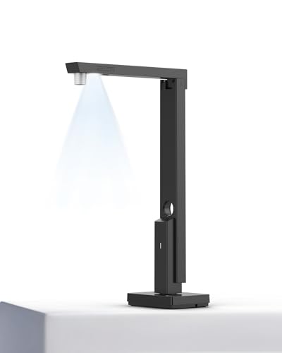 CZUR 8MP USB-Dokumentenkamera und Visualizer, A4 Dokumentenscanner tragbarer Scanner, für Lehr- und Klassenzimmer, Home-Office, kompatibel mit Windows, macOS (Lens800) von CZUR