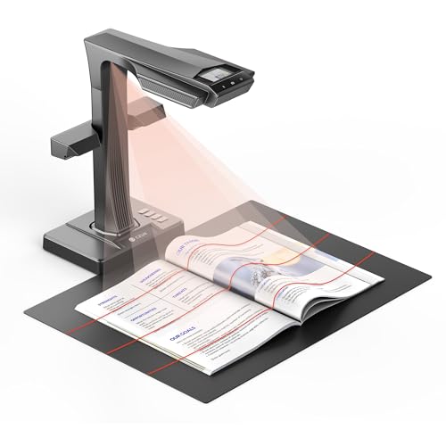 CZUR ET18 Pro Buchscanner mit LED Fülllicht, OCR Dokumentenscanner 18 Megapixel Dokumentenkamera Visualizer mit Laser Abflachungstechnologie, bis zu A3, Kompatibel mit Windows Mac CZUR ET18 Pro Buchscanner mit LED Fülllicht, OCR Dokumentenscanner 18 Megapixel Dokumentenkamera Visualizer mit Laser Abflachungstechnologie, bis zu A3, Kompatibel mit Windows Mac von CZUR