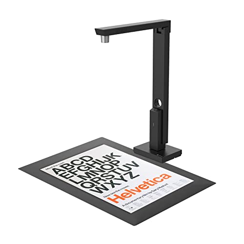 CZUR Lens Pro 12MP USB-Dokumentenscanner, A4 Scanner mit OCR 180+ Sprache, mobiler Scanner für Mac und Windows, als 1080P Documentenkamera, Webcam und Visualizer für Zoom/Skype/Teams/Google Meet von CZUR