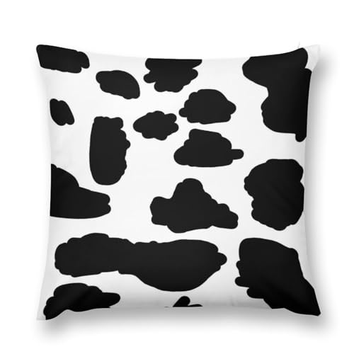 Kissenbezug 61cm x 61cm Verdeckter Reißverschluss Kuh Punkte Kissenbezug für Wohnzimmer Schlafzimmer Sofa Kissenbezug 61cm x 61cm Verdeckter Reißverschluss Kuh Punkte Kissenbezug für Wohnzimmer Schlafzimmer Sofa von CZZYH