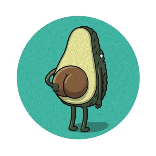 Untersetzer 4 Stück Lustige Cartoon Avocado Untersetzer für Zuhause, Restaurant, Büro, Bar Untersetzer 4 Stück Lustige Cartoon Avocado Untersetzer für Zuhause, Restaurant, Büro, Bar von CZZYH