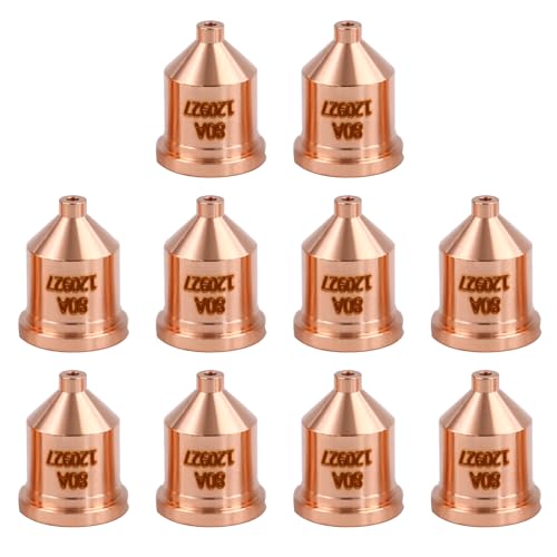 CZlewan 10 Stück 120927 Düse, 80 A, passend für Hypertherm PMX 1000/1250/1650/T80/T100 Plasmaschneidbrenner-Verbrauchsmaterialien CZlewan 10 Stück 120927 Düse, 80 A, passend für Hypertherm PMX 1000/1250/1650/T80/T100 Plasmaschneidbrenner-Verbrauchsmaterialien von CZlewan