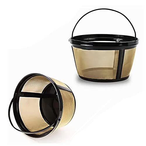 Kaffeefilter,2 Pcs Wiederverwendbarer Ersatz Kaffeebereiter Korbfilter, Edelstahlkegel, Kaffeefiltersieb,Kaffee Dauerfilter Kaffee Filter Mesh Korb, Kaffeetropferkegel, 8–12 Tassen Kaffeefilter,2 Pcs Wiederverwendbarer Ersatz Kaffeebereiter Korbfilter, Edelstahlkegel, Kaffeefiltersieb,Kaffee Dauerfilter Kaffee Filter Mesh Korb, Kaffeetropferkegel, 8–12 Tassen von CaCaCook
