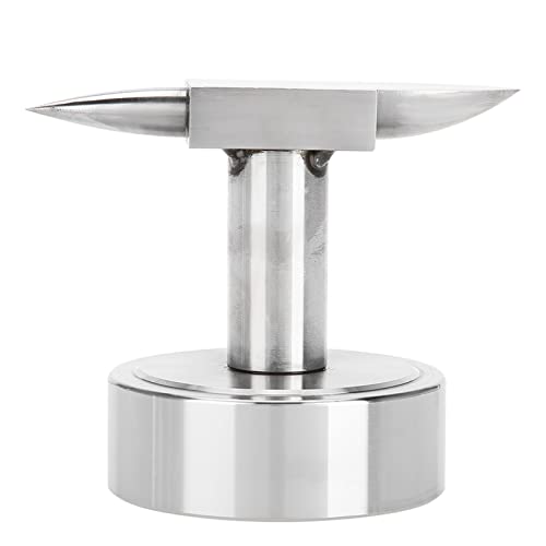 Amboss für Schmuckherstellung, 11 x 9 x 9 cm, Doppelhorn-Amboss mit breiter Basis, Formwerkzeug für die Schmuckverarbeitung von CaCaCook