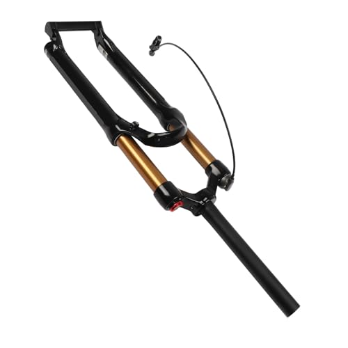 CaCaCook 26 -Zoll -Fahrrad Federung Fork Mountain Bike Frontgabel 120 mm Hub Fahrrad Stoßdämpferluftgabel 26 Zoll Geradeausschaltungs Lockout Federung von CaCaCook