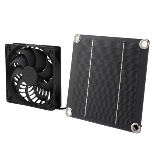 CaCaCook 5W Solar Panel Ableitungslüfungskit, Monokristallines Silizium, Innen- und Außenbereich, Einfache Installation, Erneuerbare Energiesystem für die Belüftung, für Solarpanel CaCaCook 5W Solar Panel Ableitungslüfungskit, Monokristallines Silizium, Innen- und Außenbereich, Einfache Installation, Erneuerbare Energiesystem für die Belüftung, für Solarpanel von CaCaCook