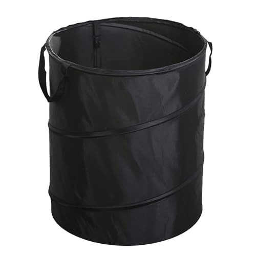 CaCaCook Abfallhofbeutel für Garten Rasenblatt Mülleimer Tragbarer Mülleimer Dose Verstärkte Stahl Feder Oxford Stoffblattbeutel Falten Sie Camping Recyclingbehälter 30L (#3) von CaCaCook