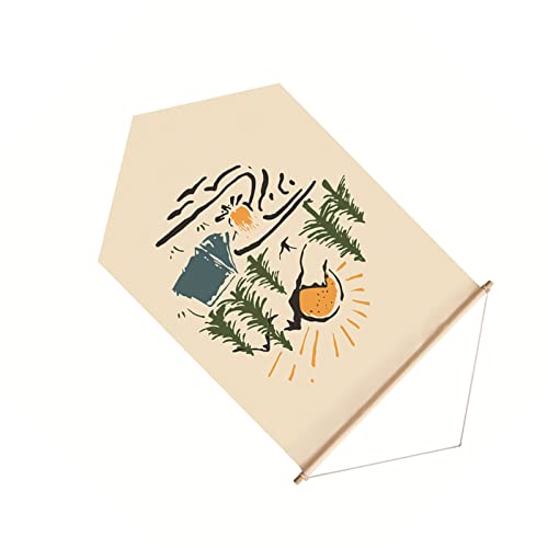 CaCaCook Campingflagge, Tragbare Wetterpicknickdekoration, Weiche Polyesterbanner, Exquisite Handwerkskunst mit Komfortabler Note (30 * 45 cm LY022-DM-WJGQ1511) von CaCaCook