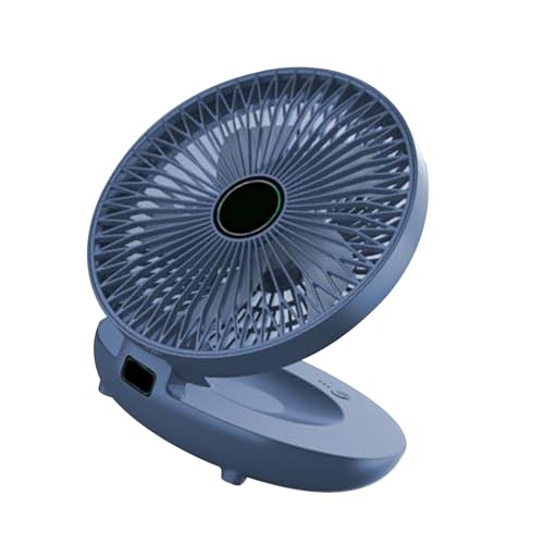 CaCaCook Kompakter USB -Schreibtischlüfter mit 3 Geschwindigkeiten, Faltbarem Tragbarem Design, Geringem Stromverbrauch, Faltbarem Tischventilator, Geeignet für Zuhause, Büro und Wohnheimnutzung von CaCaCook