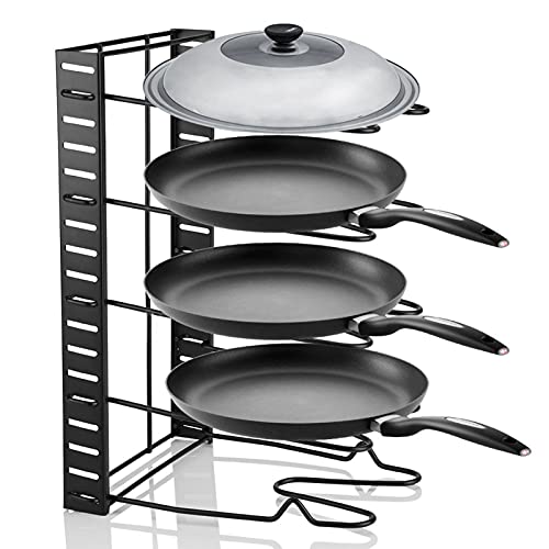 CaCaCook Pot Rack Organizer, Pfanne Rackhalter Ständer Abnehmbarer Topf Deckel Rack Länge Verstellbare Regalkochhalter Schrank Speisekammer, Pan Organizer für Küchenschrank mit 2 DIY -Methoden CaCaCook Pot Rack Organizer, Pfanne Rackhalter Ständer Abnehmbarer Topf Deckel Rack Länge Verstellbare Regalkochhalter Schrank Speisekammer, Pan Organizer für Küchenschrank mit 2 DIY -Methoden von CaCaCook