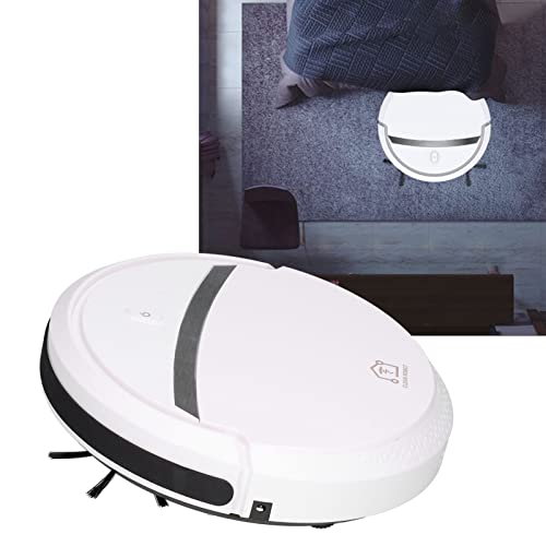 CaCaCook Sweeping Roboter, 3 in 1 Smart Robotic Automatic Vakuum Cleaner Roboter Home Machine, Niedrig Rauschschnurloser -Staubsauger, Maschine für Böden Haustierhaarstaub (Weiß) von CaCaCook