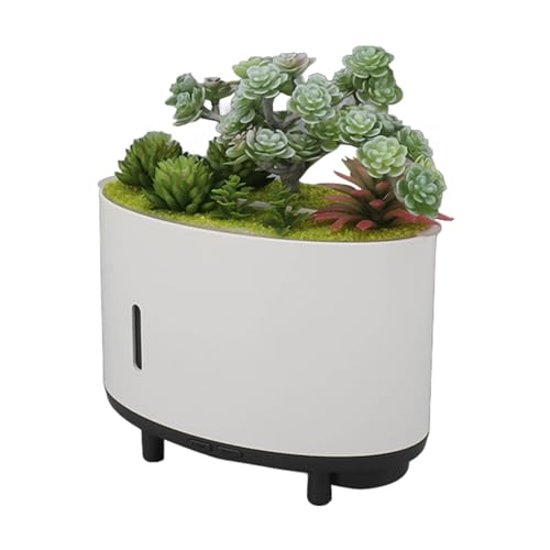 CaCaCook Tragbarer Mini -Luftbefeuchter, 220 Ml Kleiner Cooler Nebel -Luftbefeuchter, Simulationsanlagen Entwerfen von Luftbefeuchterdekoration, USB Ladung Ruhigem Nebelbefeuchtung für Hauszimmer von CaCaCook