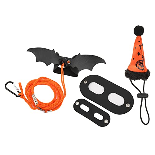 CaCaCook Verstellbarer Eidechsen -Leinenkabelbaum, Kürbishut -Traktionsseil mit Fledermausflügel, Am Besten für Halloween, Thanksgiving. Breite Anwendbarkeit für Echsen und Kleine Haustiere, 3 CaCaCook Verstellbarer Eidechsen -Leinenkabelbaum, Kürbishut -Traktionsseil mit Fledermausflügel, Am Besten für Halloween, Thanksgiving. Breite Anwendbarkeit für Echsen und Kleine Haustiere, 3 von CaCaCook