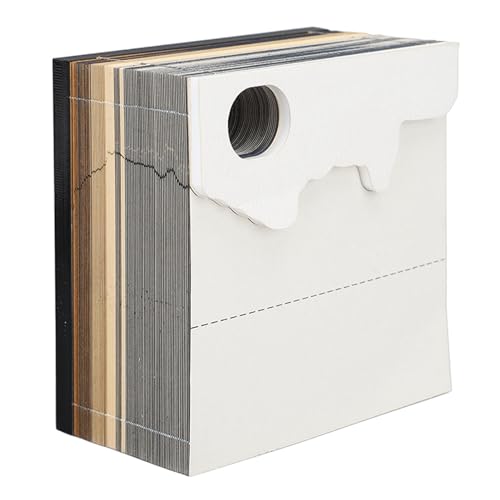 Castle 3D Notizblock Multifunktional 2024 Kalender Notizblock Praktische Aufkleber mit Licht Weihnachtsgeschenk von CaCaCook