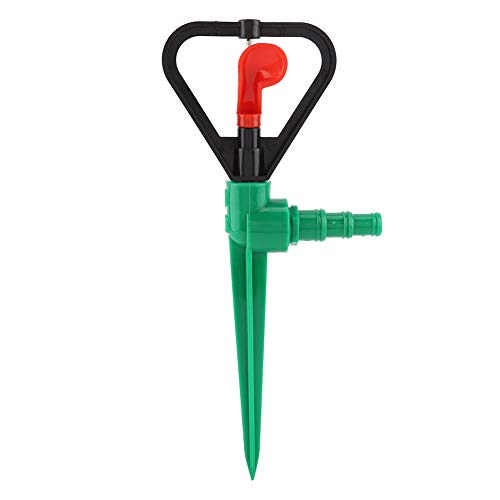 Einstellbarer Kopf 360 Grad Wassersprinkler, Plastik Rasengartenbewässerung Dripper -Anteil an Rasen und mit Tragbarem Material von CaCaCook