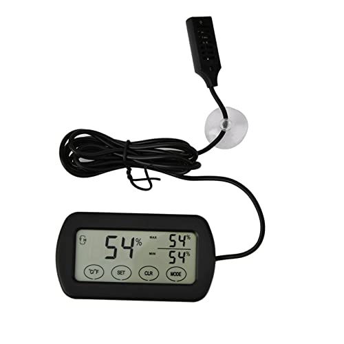 Hygrometer Huhn Display 12×8×3 LCD Display Inkubator Reptil Digital Thermometer Hygrometer von CaCaCook