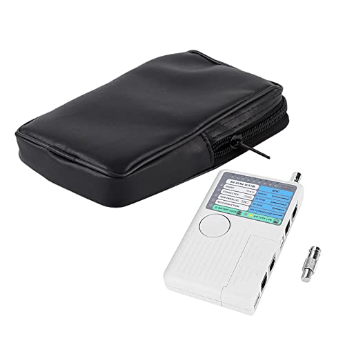 Kit RJ45 Tester 4-in-1 Tragbarer LAN-Netzwerkkabeltester Remote RJ11 RJ45 USB BNC UTP STP Cable Tracker von CaCaCook