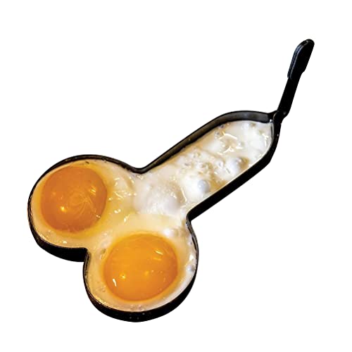 Spiegeleiformen, Lustige Eierringe Edelstahl Ei Ringe Omelett Form, Lustiger Hahn Spiegelei Ringe Form mit Griff, Pancake Form für Spiegelei, DIY Küchenzubehör Gadget Egg Fried von CaCaCook