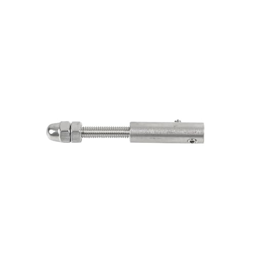 CaFfen Drehseilklemmen 10 stücke Kabel Geländer 1/8 "Draht Seil 3mm Gewinde Bolzen Spannung Ende Fitting Toggle Anker Terminal for Holz Treppen Deck Post DrahtseilhüLsen von CaFfen