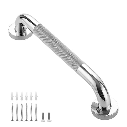 CaFfen Haltegriff Dusche Badezimmer Badewanne WC Handlauf Haltegriff Edelstahl 300/400/500Mm Anti-Rutsch Dusche Sicherheitsstütze Griff Handtuchhalter Haltegriff Bad(40cm) von CaFfen