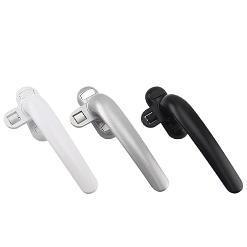 Fenstergriff 1 Pcs Aluminium Legierung Push Pull Innen Und Außen Offenen Fenster Tür Griff Mit Schnalle(Noir,Right) von CaFfen