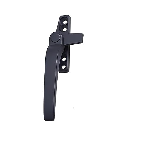 Fenstergriff Fenstergriff, Heim-Hardware, Aluminiumlegierung, Hebelflügel, praktisch, professionelles Haushaltszubehör(Left Dark Gray) von CaFfen