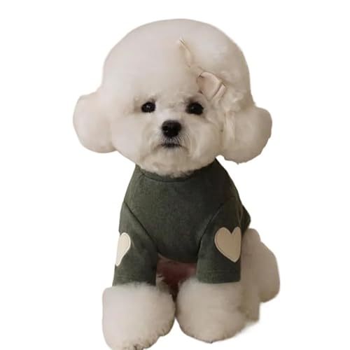 Hundepullover Herbst und Winter Hund Haustier lieben warme Kleidung Hundekleidung(3,XL) von CaFfen