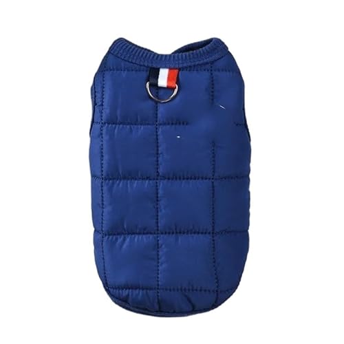 Hundepullover Hundekleidung Winter Warmer Haustiermantel Kleines mittelgroßes Hundekostüm(Blue,S) von CaFfen