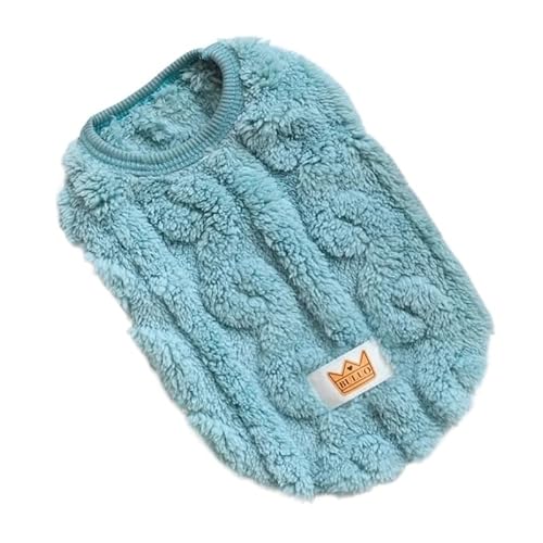 Hundepullover Weiche Hundekleidung, Winterweste for kleine Hunde, modische Welpenkostüme, süße Katzenweste, Sweatshirt, Haustierbekleidung(Green,XS) von CaFfen