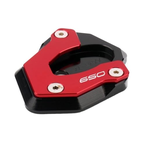 SeitenstäNder Verbreiterung Fit -Verwendung for Kawasaki Z650 Z900 Z900RS Z 650 900 2017 2018 2019 2020 2021 2022 CNC Kickstand Sidestand Stand Extension Enlarger Pad Motorrad SeitenstäNder Unterlage( von CaFfen